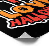 Poster Amour drôle Halloween Éffrayant mains Zombie (Coin)