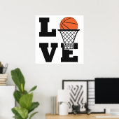Poster Amour du basket-ball (Bureau à domicile)
