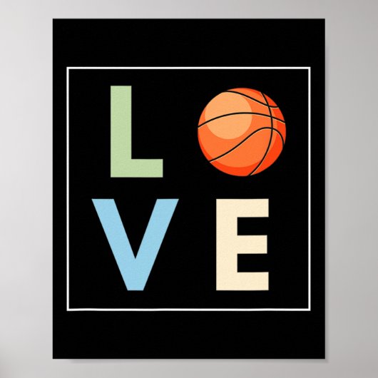 Poster Amour du basket-ball (Devant)