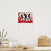 Poster Amour du chiot. avec texte personnalisable (Cuisine)