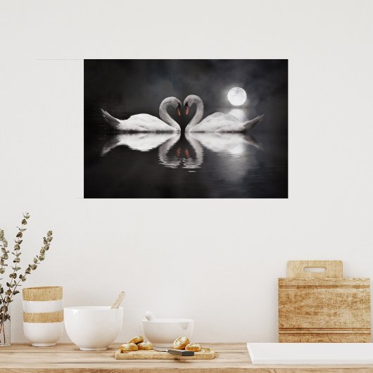 Poster Amour du lac de Swan (Cuisine)