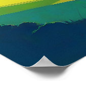 Poster Amour du paysage de la montagne Retro (Coin)