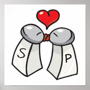 Poster amour du sel et du poivre