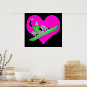 Poster amour du snowcore (Cuisine)