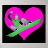 Poster amour du snowcore (Devant)