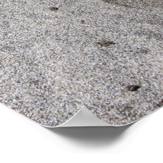 Poster Amour écrit sur le sable (Coin)