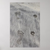 Poster Amour écrit sur le sable (Devant)