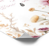 Poster Amour en fleur Douche nuptiale (Coin)