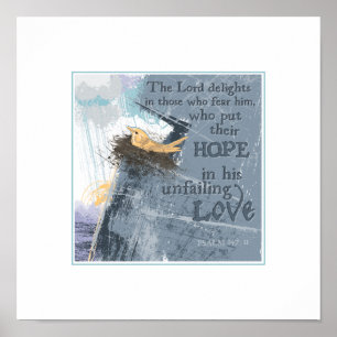 Poster Amour-Espoir inébranlable 12"" copie X12