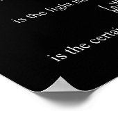 Poster Amour, Espoir, Paix, Foi (Coin)