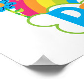 Poster Amour et paix bébé (Coin)