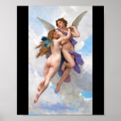 Poster Amour et Psyché, Bouguereau (Devant)