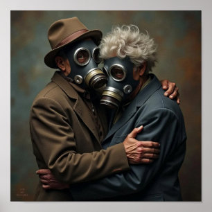 Poster AMOUR ET RÉSISTANCE Vieux romantiques 2