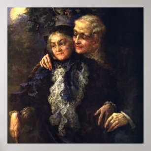 Poster Amour et romance vintage, Art romantique victorien