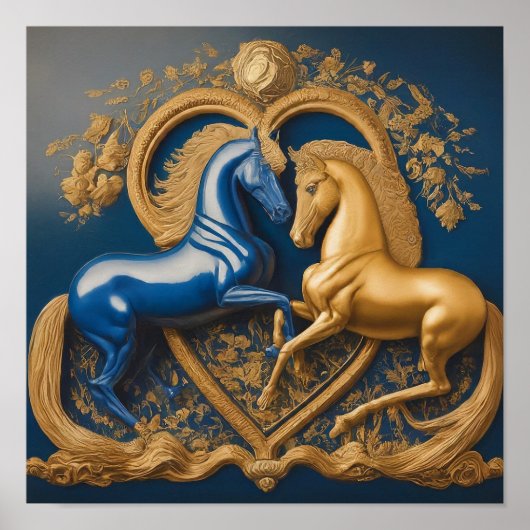 Poster Amour Éternel : L'Embrasse Dorée (Devant)