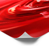 Poster Amour Éternel Rose Liquide Couple Art (Coin)