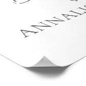 Poster Amour fleur sauvage En Fleur Fête des mariées Flor (Coin)