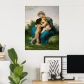 Poster Amour fraternel par William Adolphe Bouguereau (Bureau à domicile)