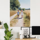 Poster Amour Frère & Sœur (Bureau à domicile)