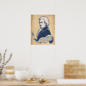 Poster Amour = Génie -Mozart (Cuisine)