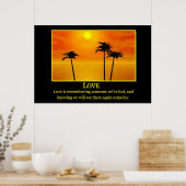 Poster Amour (grand) (Cuisine)