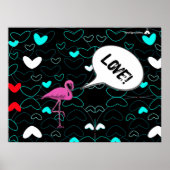 Poster Amour hjärtan (Devant)