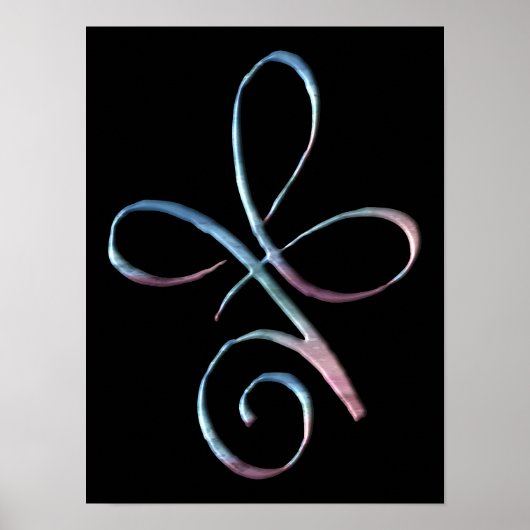 Poster Amour inconditionnel gradient (Devant)