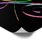 Poster Amour inconditionnel noir (Coin)