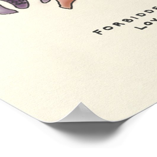 Poster amour interdit (Coin)