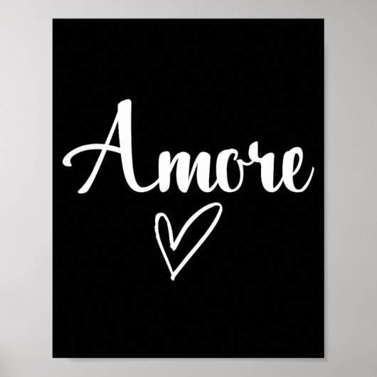 Poster Amour Italien Amour Saint Valentin (Devant)