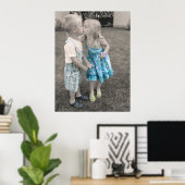 Poster Amour jeune (Bureau à domicile)