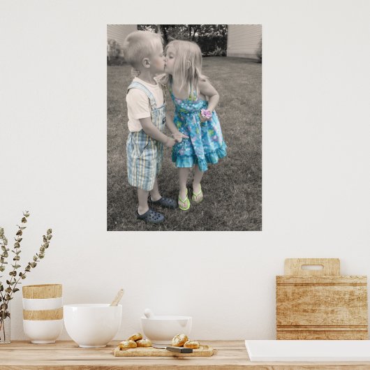 Poster Amour jeune (Cuisine)