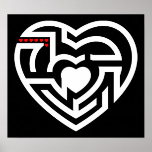 Poster amour labrynth