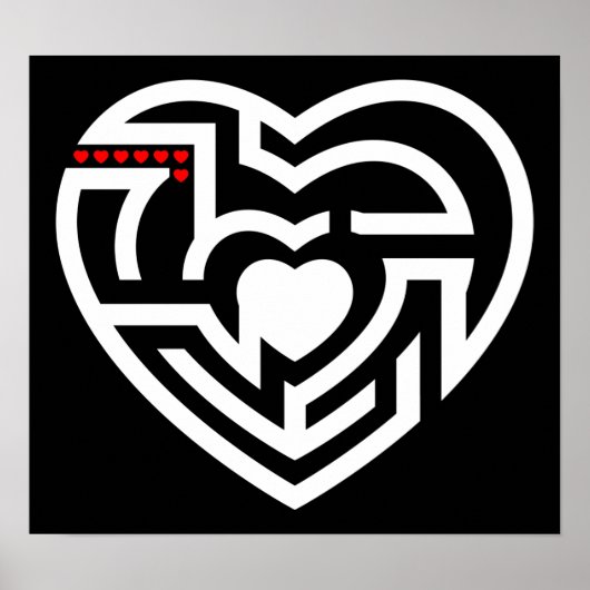 Poster amour labrynth (Devant)