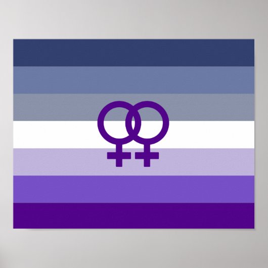 Poster Amour Lesbien Butch Fierté WLW (Devant)