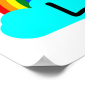 Poster Amour - LGBT Rainbow (Coin)