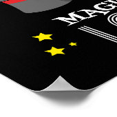 Poster Amour magique - Blanc (Coin)