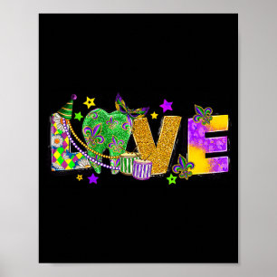 Poster Amour Mardi Gras Dent Jester Dents Dentiste Dentai