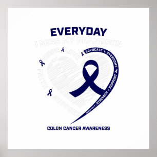 Poster Amour Mémoire Petit-fils Femmes Hommes Enfants Col