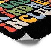 Poster Amour Paix Diversité Inclusion Égalité Black Hist (Coin)