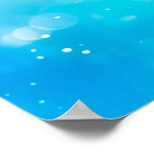 Poster "Amour Paix Joie" Ornement de Noël (Coin)