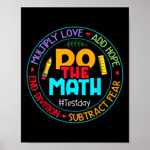 Poster Amour Positif Espoir Peur Faites Le Calcul Test Jo