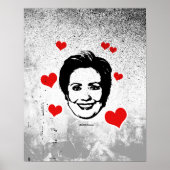 Poster Amour pour Hillary (Devant)