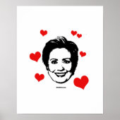 Poster Amour pour Hillary (Devant)