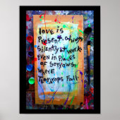 Poster amour présent (Devant)