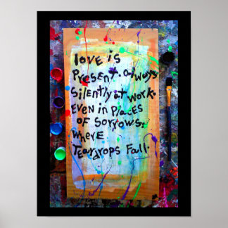 Poster amour présent