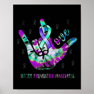 Poster Amour Prévention du suicide Sensibilisation Langue