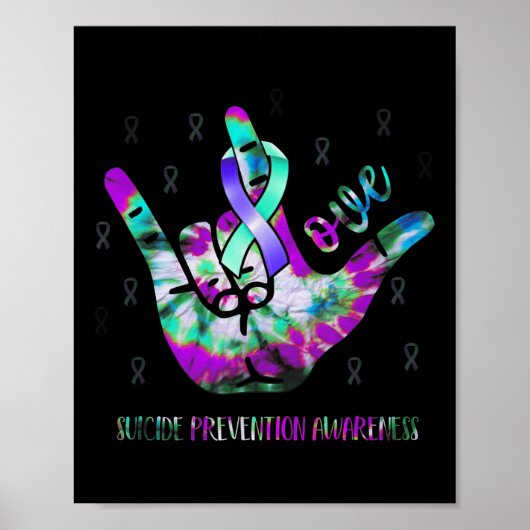 Poster Amour Prévention du suicide Sensibilisation Langue (Devant)