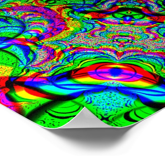 Poster Amour psychédélique (Coin)