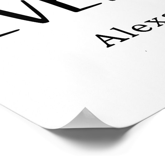 Poster Amour, Rire et Heureux pour Toujours (Coin)